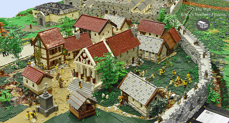 Illustration for article titled Enthusiasts Created A Giant Roman Empire Display From LEGO